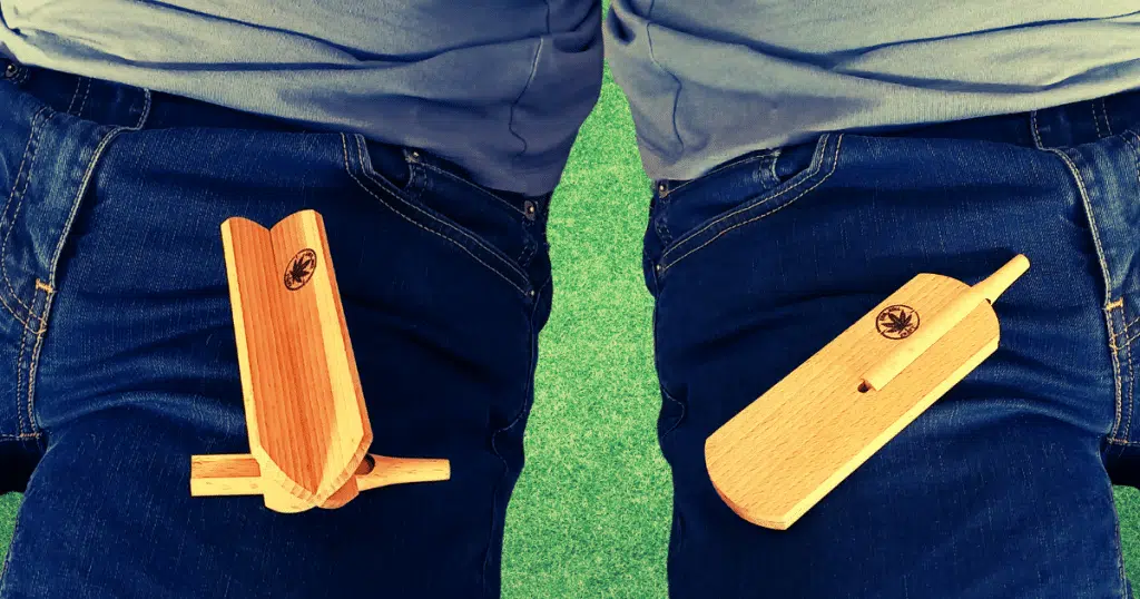 Support de roulage pliable en bois, compact et pratique pour rouler.