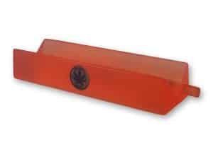 RollSpace orange - accessoire pour rouler le CBD en époxy avec tasseur orange