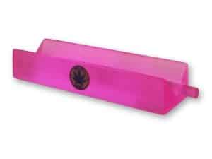 RollSpace rose - accessoire pour rouler le CBD en époxy avec tasseur rose