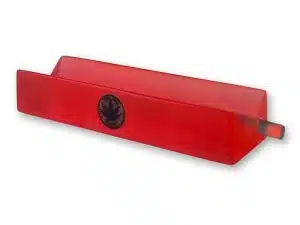 RollSpace rouge - accessoire pour rouler le CBD en époxy avec tasseur rouge