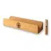 rollking-bois clair-support-de-roulage-pour-cbd-tasseur-sorti RollKing - support de roulage pour CBD tasseur bois placé à côté